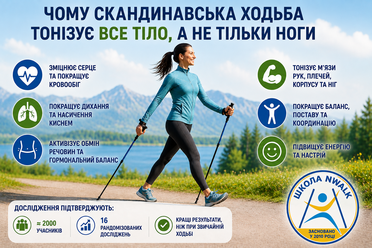 Вы сейчас просматриваете Почему скандинавская ходьба тонизирует всё тело, а не только ноги