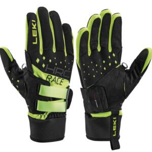 Перчатки беговые LEKI HRC Race Shark (Black / Neon Yellow) размер – L